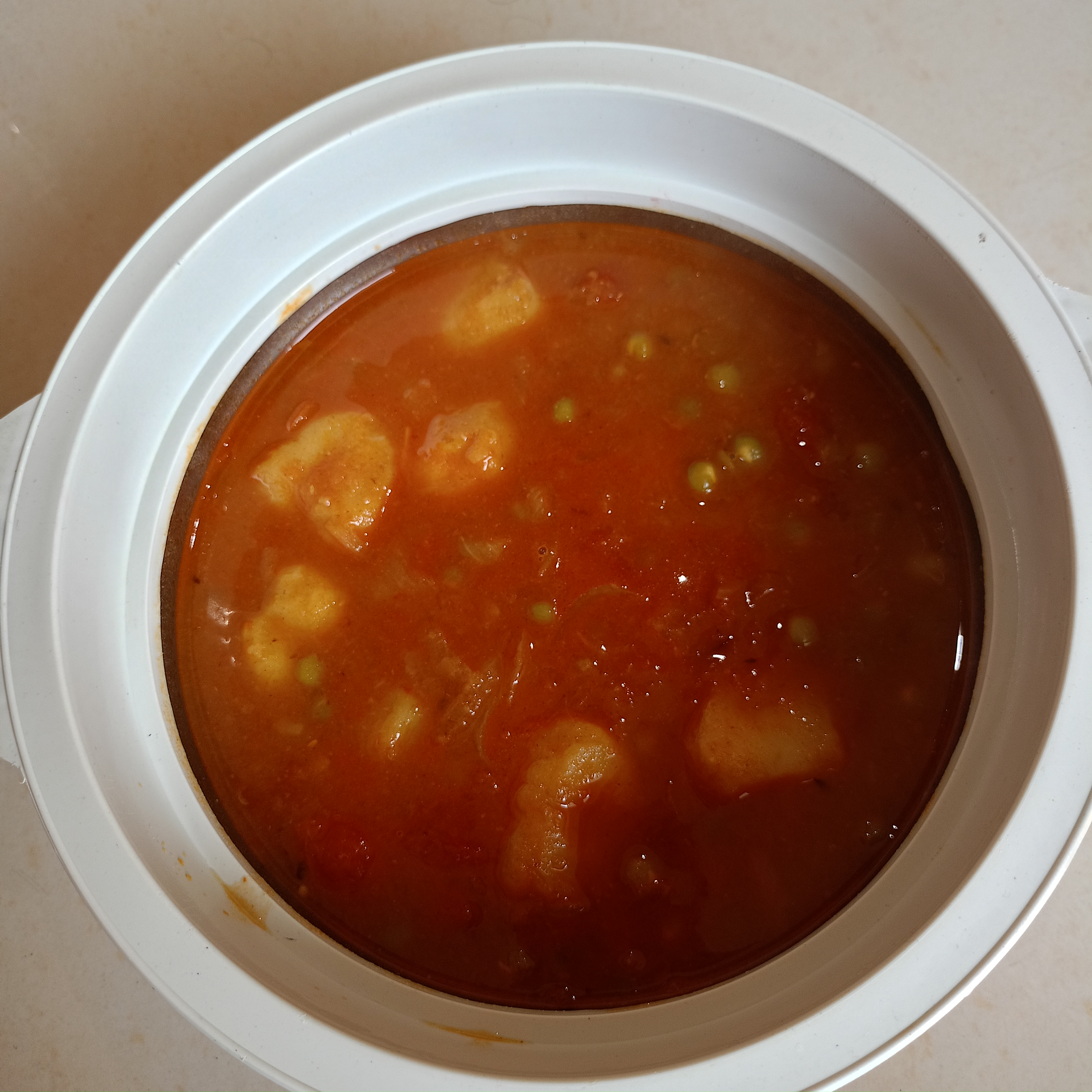 Green Peas Potato Curry